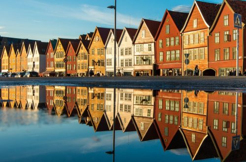 Famous,Bryggen,Street,With,Wooden,Colored,Houses,In,Bergen,,Norway, Bergen 215341468 scaled 500x0 c default