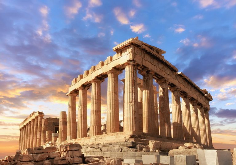 Parthenon,Temple,On,A,Sinset.,Acropolis,In,Athens,,Greece,,This shutterstock 591272060 scaled